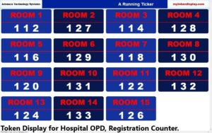 Hospital Token Display System