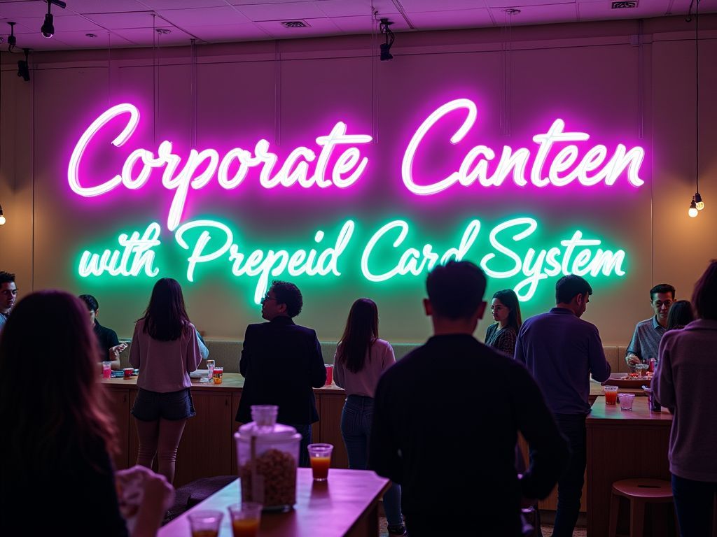 Corporate Canteen with a Cutting-Edge Prepaid Card System