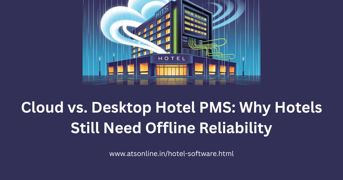 You are currently viewing Cloud vs. Desktop Hotel PMS: Why Indian Hotels Still Need Offline Reliability