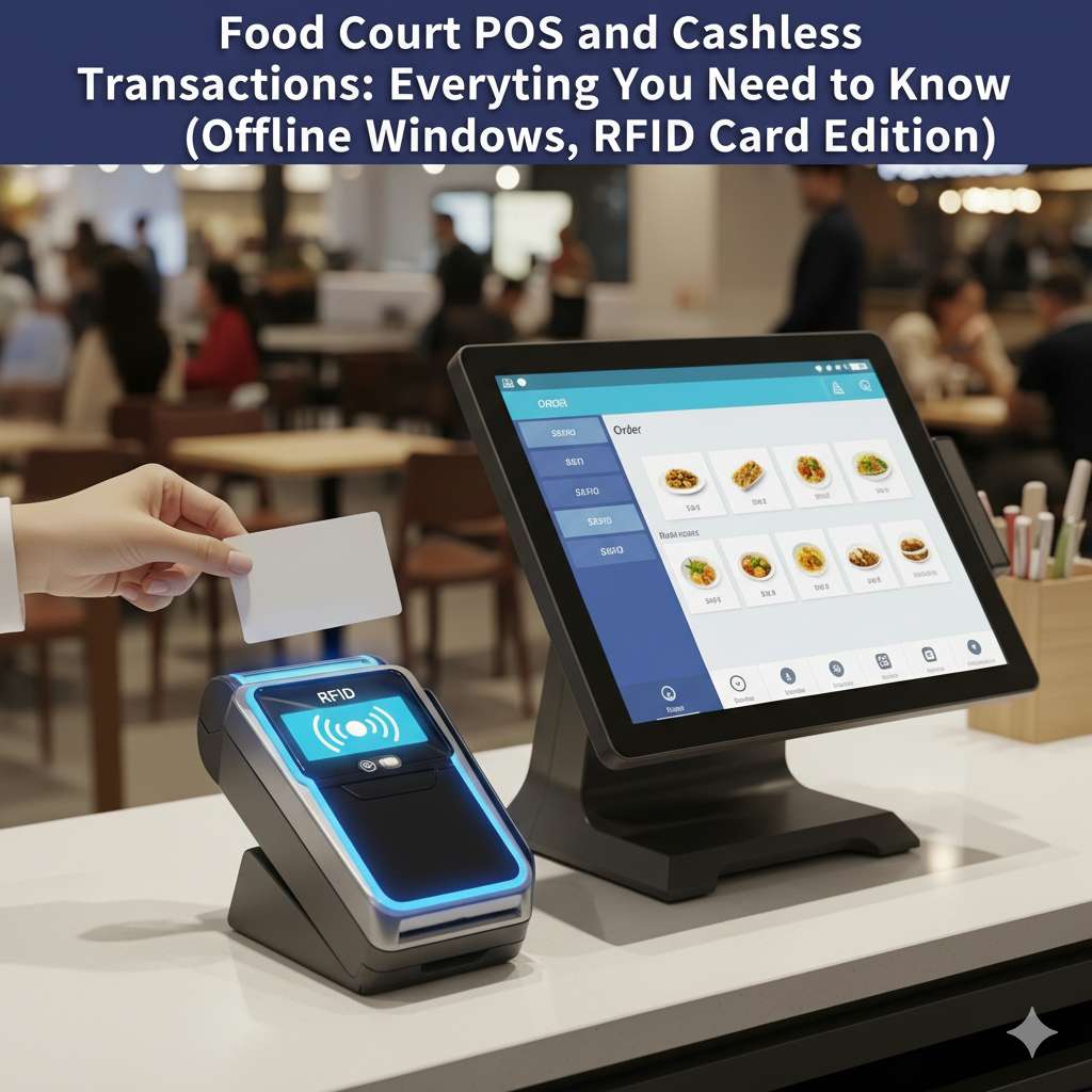 Read more about the article Food Court POS and Cashless Transactions: Everything You Need to Know (Offline Windows, RFID Card Edition)