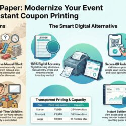 Digital Event Coupon Printing: Stop Manual Counting Today