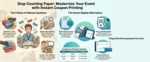 Read more about the article Digital Event Coupon Printing: Stop Manual Counting Today
