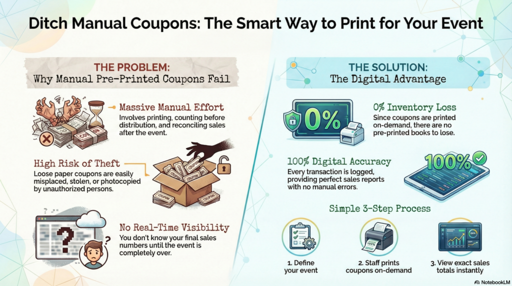 Digital Event Coupon Printing: Say Goodbye to Manual Counting