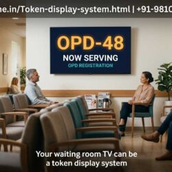Wireless Token Display System: Show Order Numbers on Any TV — No LED Board Needed