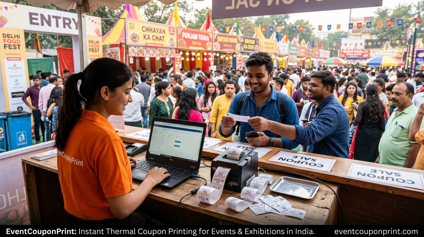 You are currently viewing EventCouponPrint: Instant Thermal Coupon Printing for Events, Fairs & Exhibitions in India