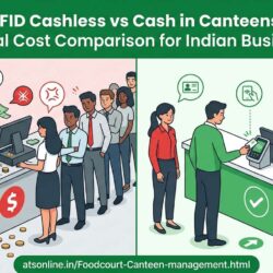 RFID Cashless vs Cash in Canteen Management: The Real Cost Comparison for Indian Businesses