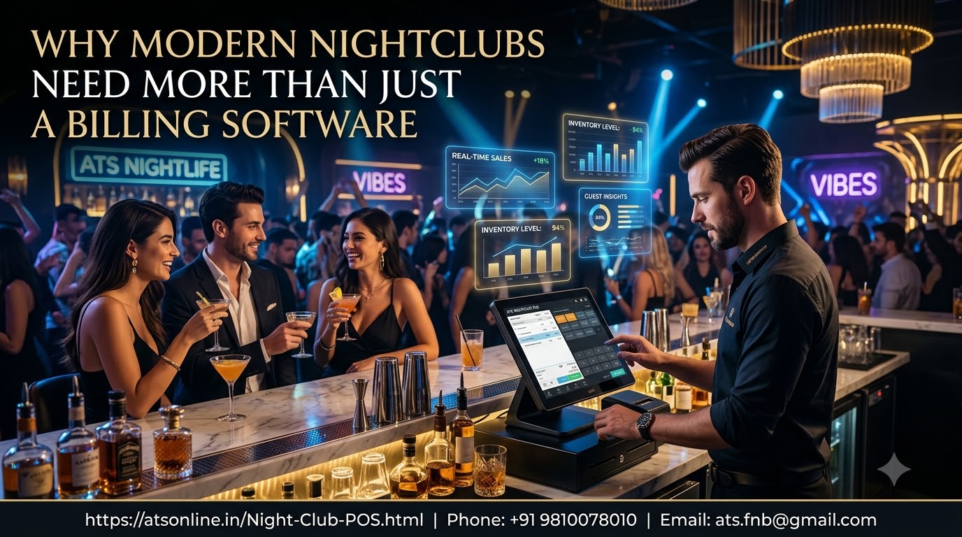 You are currently viewing Night Club POS Software | Bar & Lounge Billing Solution | ATS