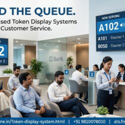 Token Display System | Cloud-Based Wireless Queue Management | ATS