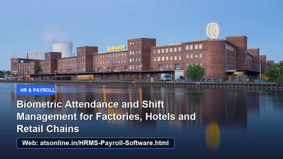 You are currently viewing Biometric Attendance and Shift Management for Factories, Hotels and Retail Chains