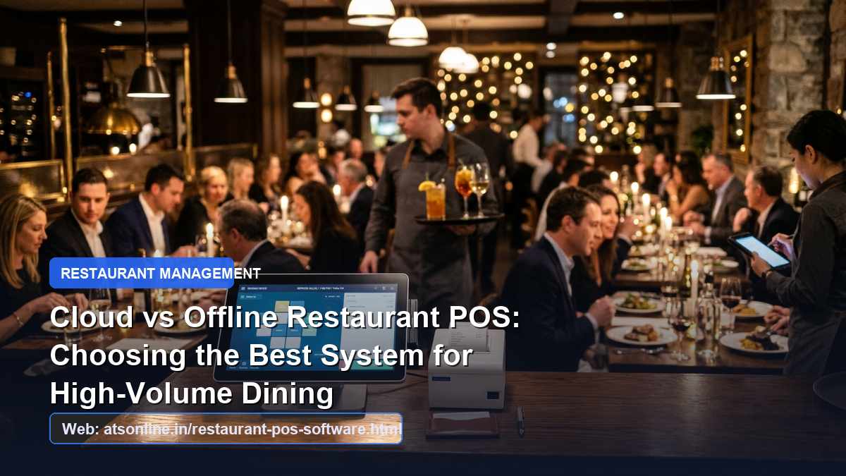 Read more about the article Cloud vs Offline Restaurant POS: Choosing the Best System for High-Volume Dining