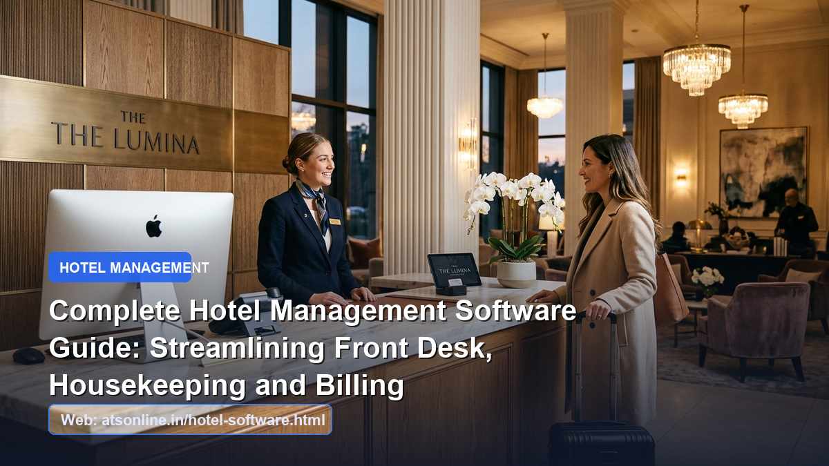 Read more about the article Complete Hotel Management Software Guide: Streamlining Front Desk, Housekeeping and Billing