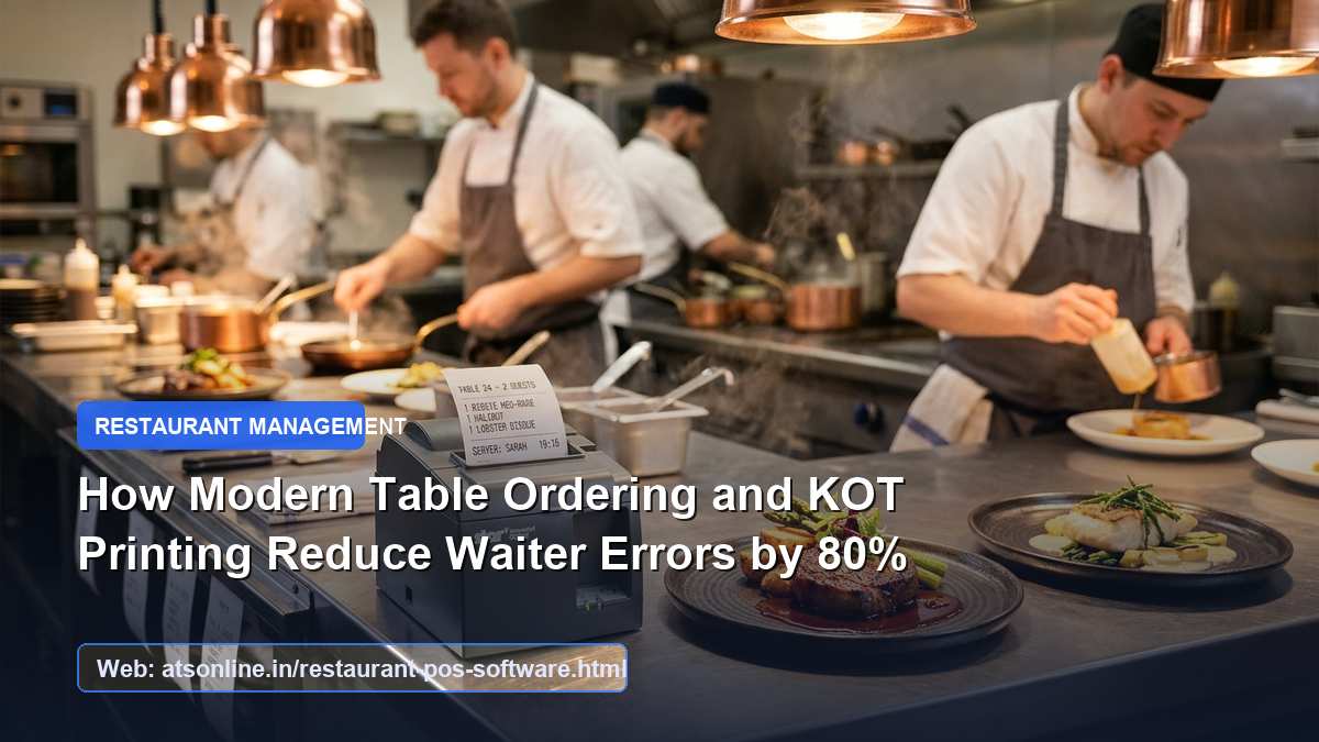 Read more about the article How Modern Table Ordering and KOT Printing Reduce Waiter Errors by 80%