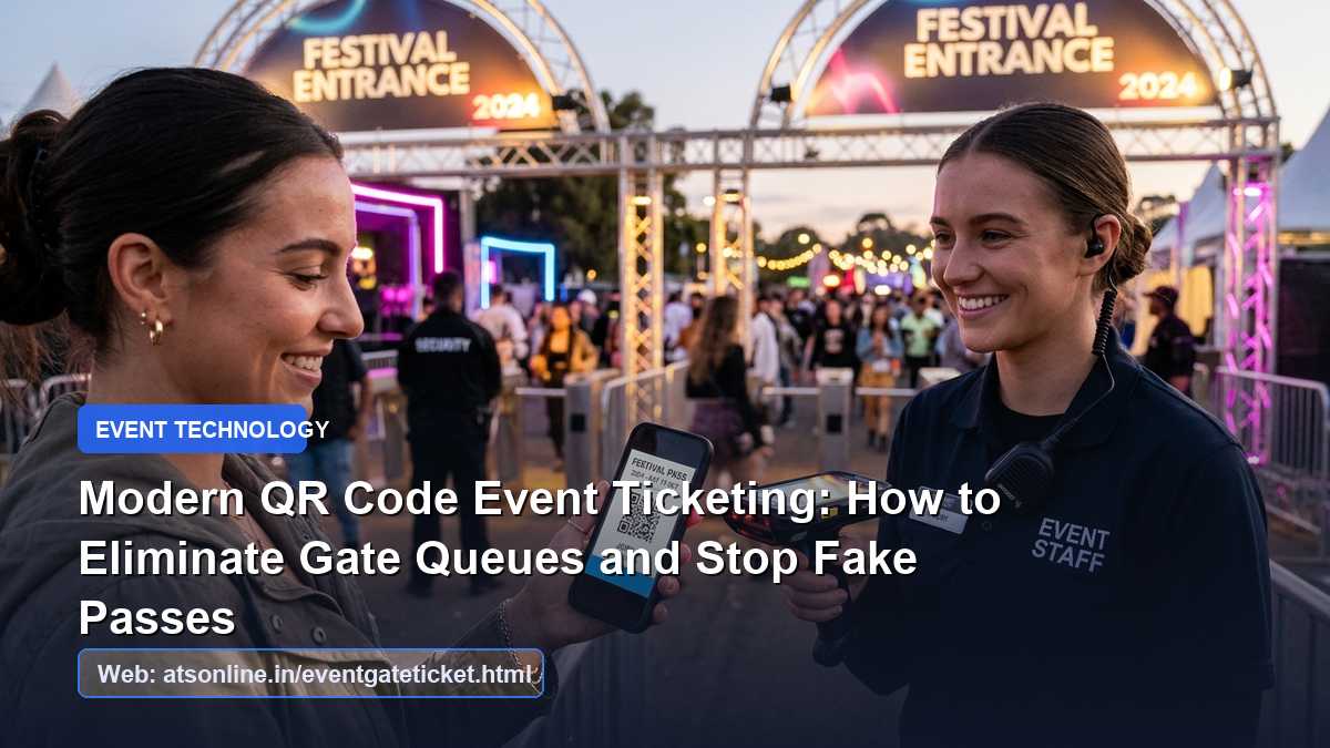 You are currently viewing Modern QR Code Event Ticketing: How to Eliminate Gate Queues and Stop Fake Passes