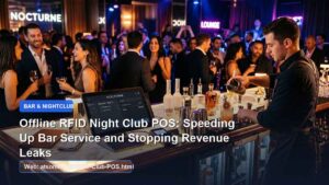 Read more about the article Offline RFID Night Club POS: Speeding Up Bar Service and Stopping Revenue Leaks