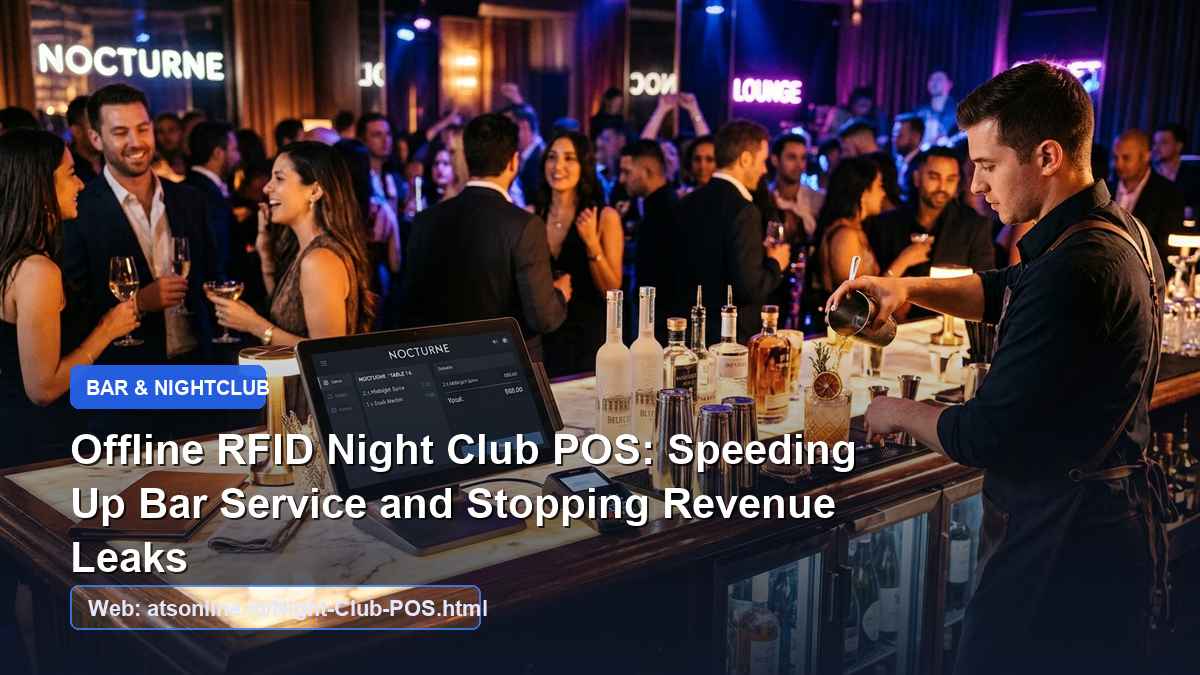 You are currently viewing Offline RFID Night Club POS: Speeding Up Bar Service and Stopping Revenue Leaks